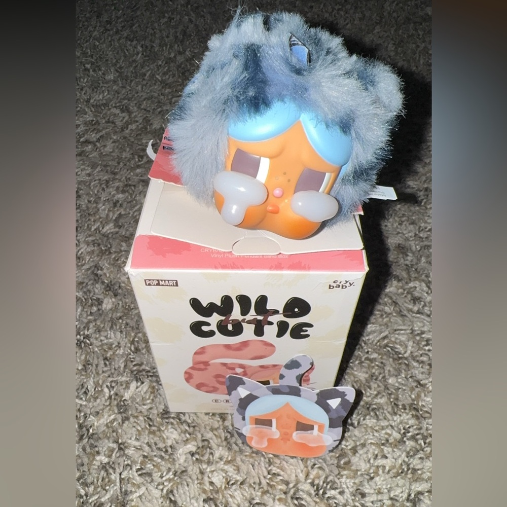 CRYBABY ‘Wild but Cutie’ Denim Cutie Plush Pendant